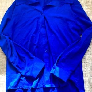 Blue button up